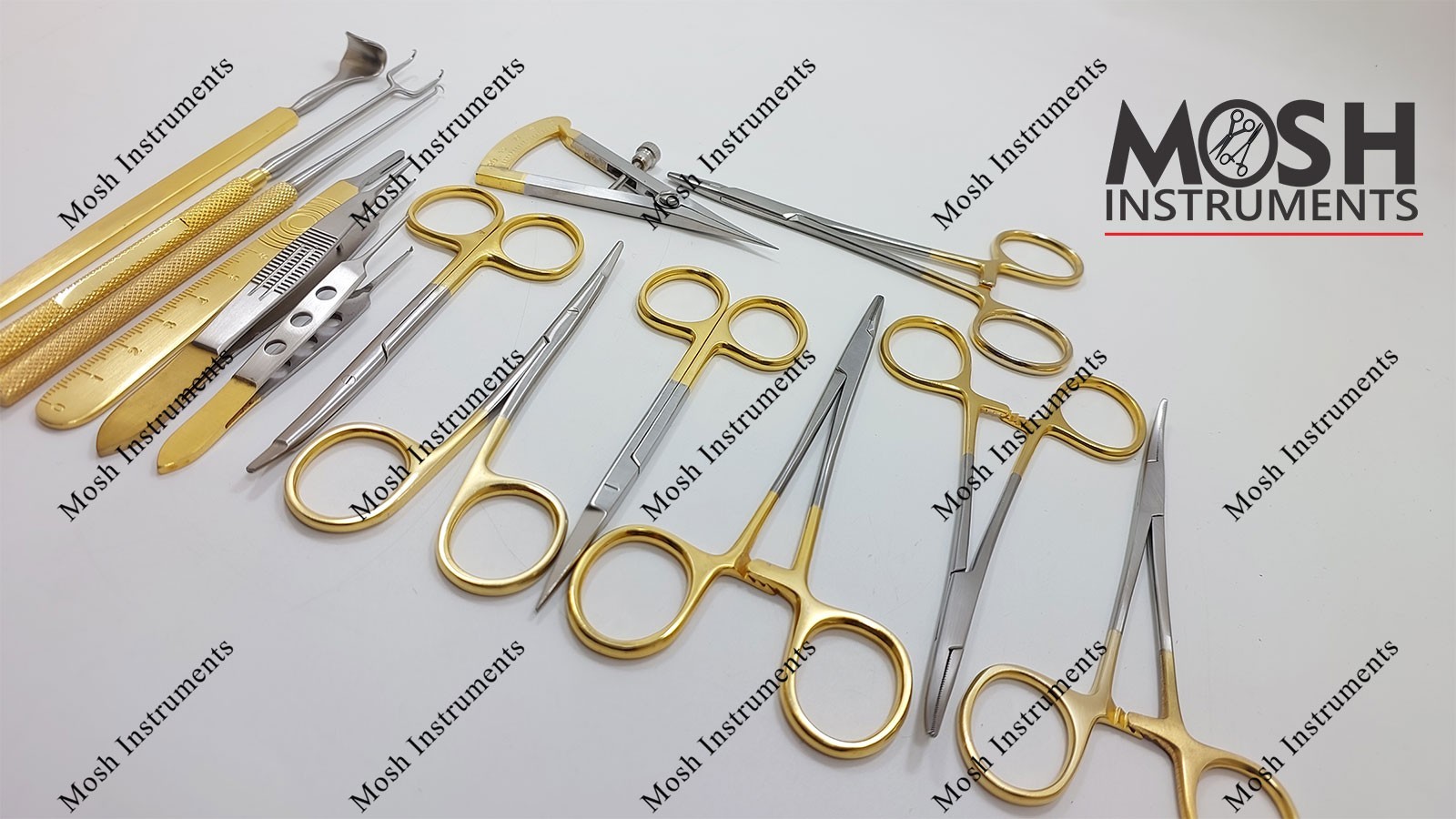 Blepharoplasty instruments basic set 14 piece