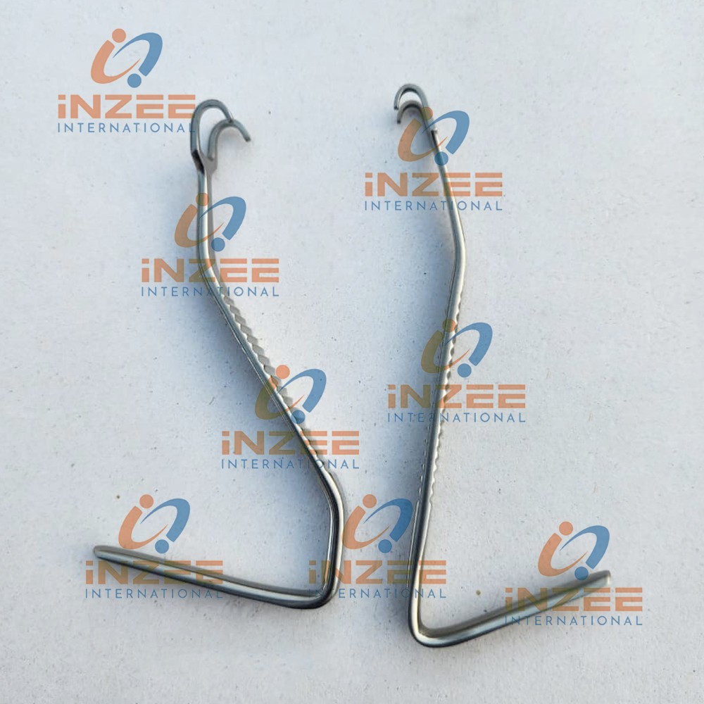 OR Grade Walter Aufricht Nasal Retractor 2 PSC Blunt 42 x 7mm ENT Rhinoplasty IZ