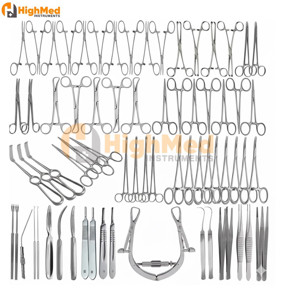 Thyroidectomy Set of 73 Pcs Thyroidectomy Surgery Set ENT Instruments