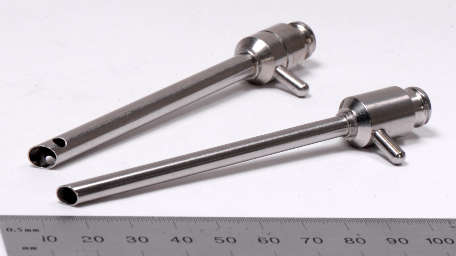 Lot of 2 Operative Cannulas 4.5mm 5.5mm w/ Trocar Obturators Surgical Dyonics