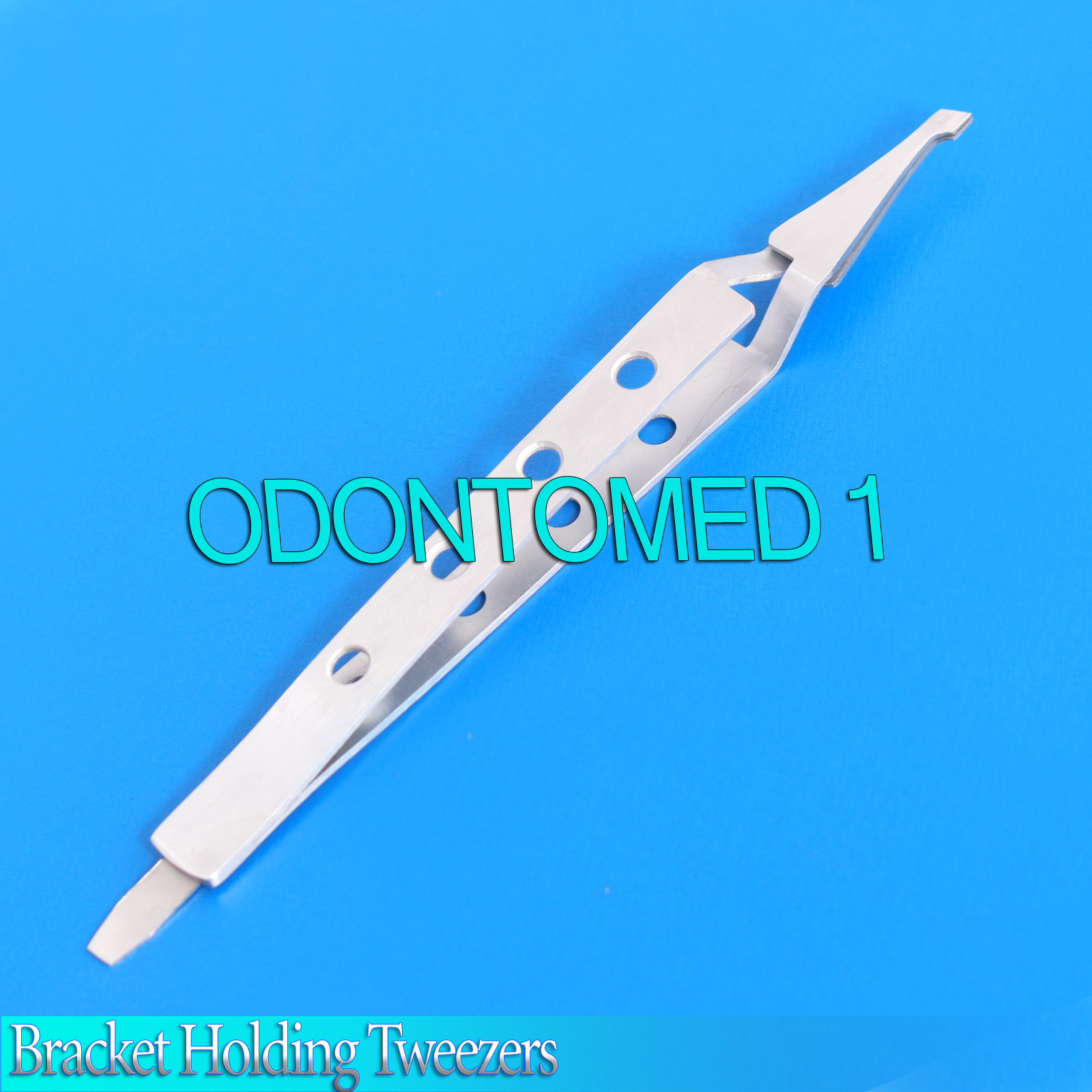Dental Orthodontic Stainless Steel Bracket Holding Tweezers Surgical Instrument