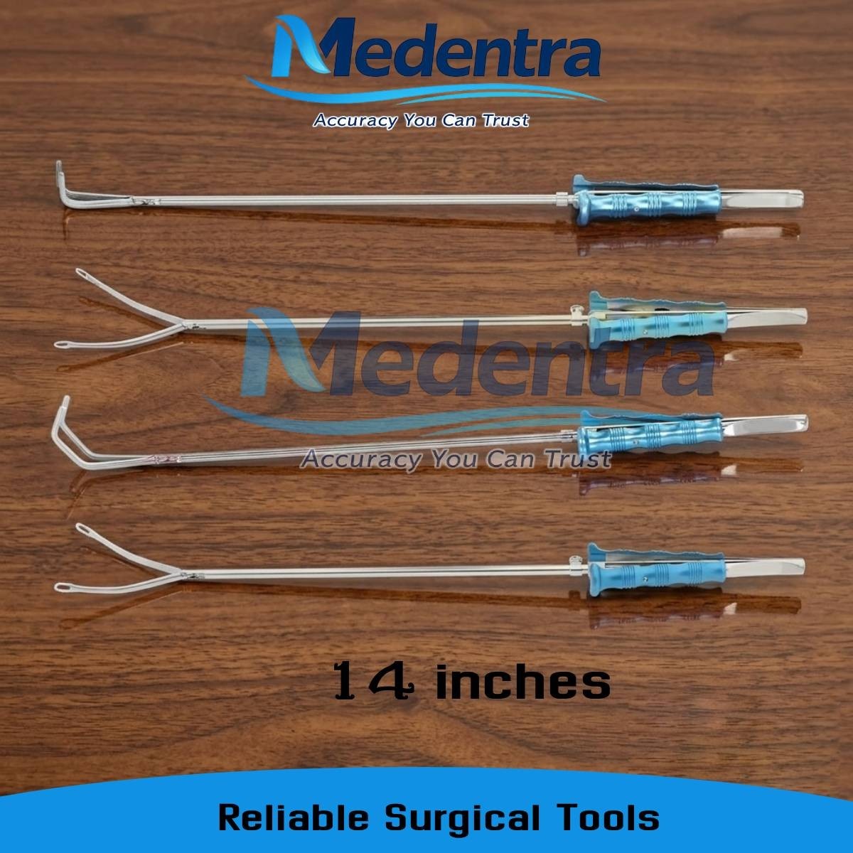 Minimally Invasive Cardiac Surgery Instruments 4Pc Set Atraumatic Surgical Kit