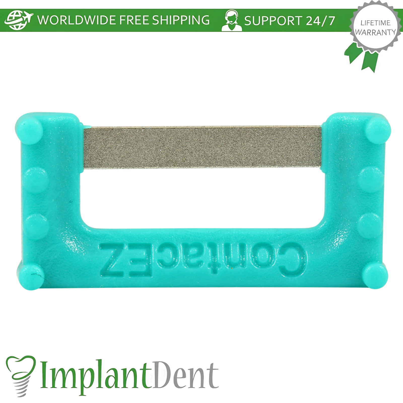 Dental IPR Plus Strips Set Color Coded 8pcs InterproximaI Reduction Tool