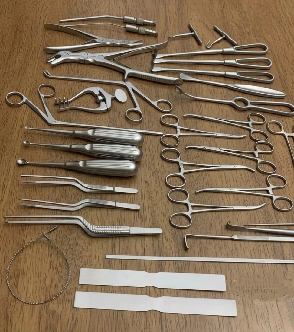 Premium Craniotomy Set Stainless Steel Neurosurgery Instruments Surgical Kitv