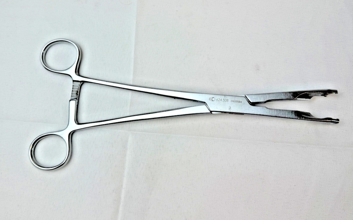 Globus Medical 624.308 Trial Sizer Holder Holding Forcep Angled Jaws Ortho Neuro