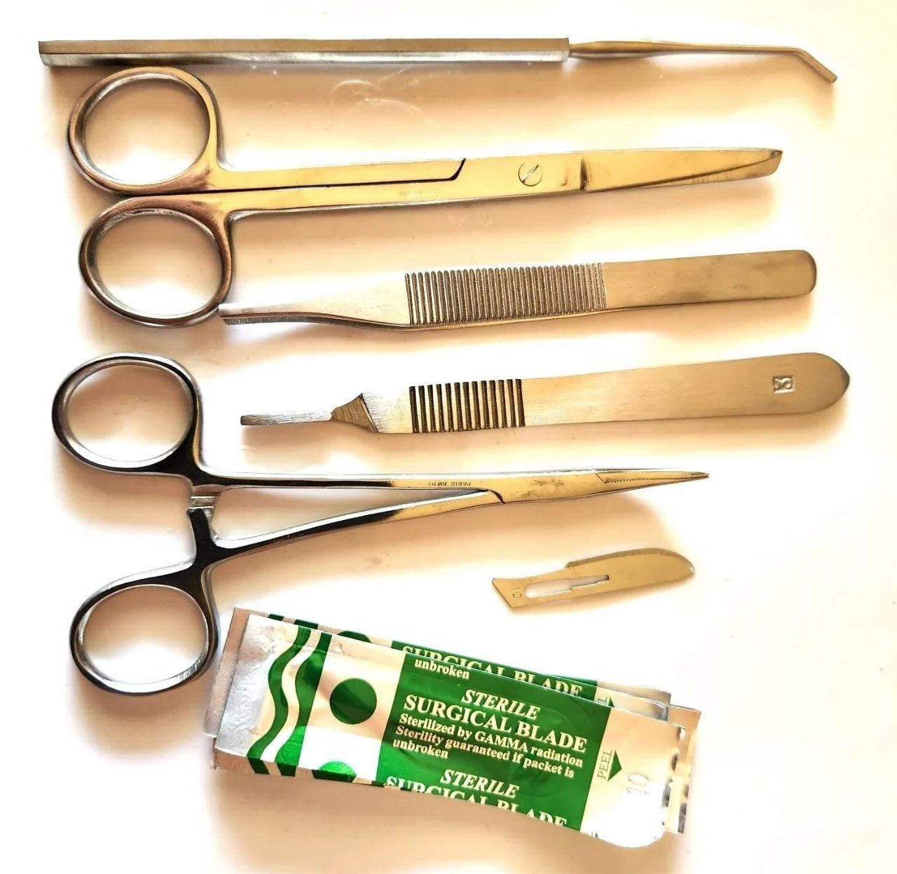 Veterinary Dissecting Kit Surgical Instruments Stainless Steel German Grade