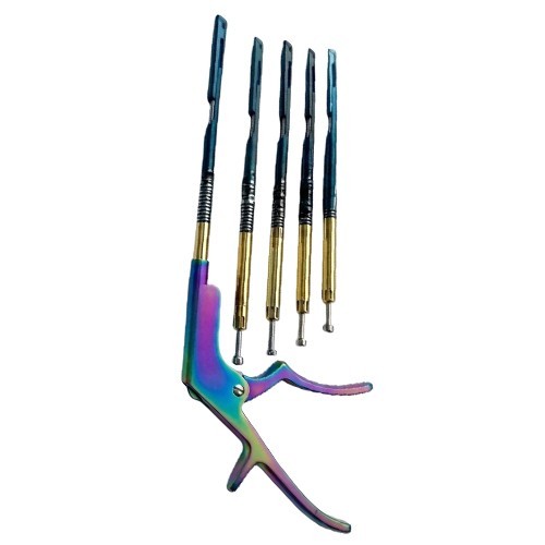 Interlaminar Kerrison Rotating Rongeur Set Spine Surgery Orthopedic Instruments