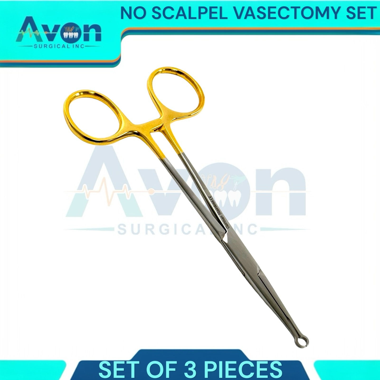 No Scalpel Vasectomy Set, Micro Mosquito Forceps, Ring Forceps, Iris Scissors
