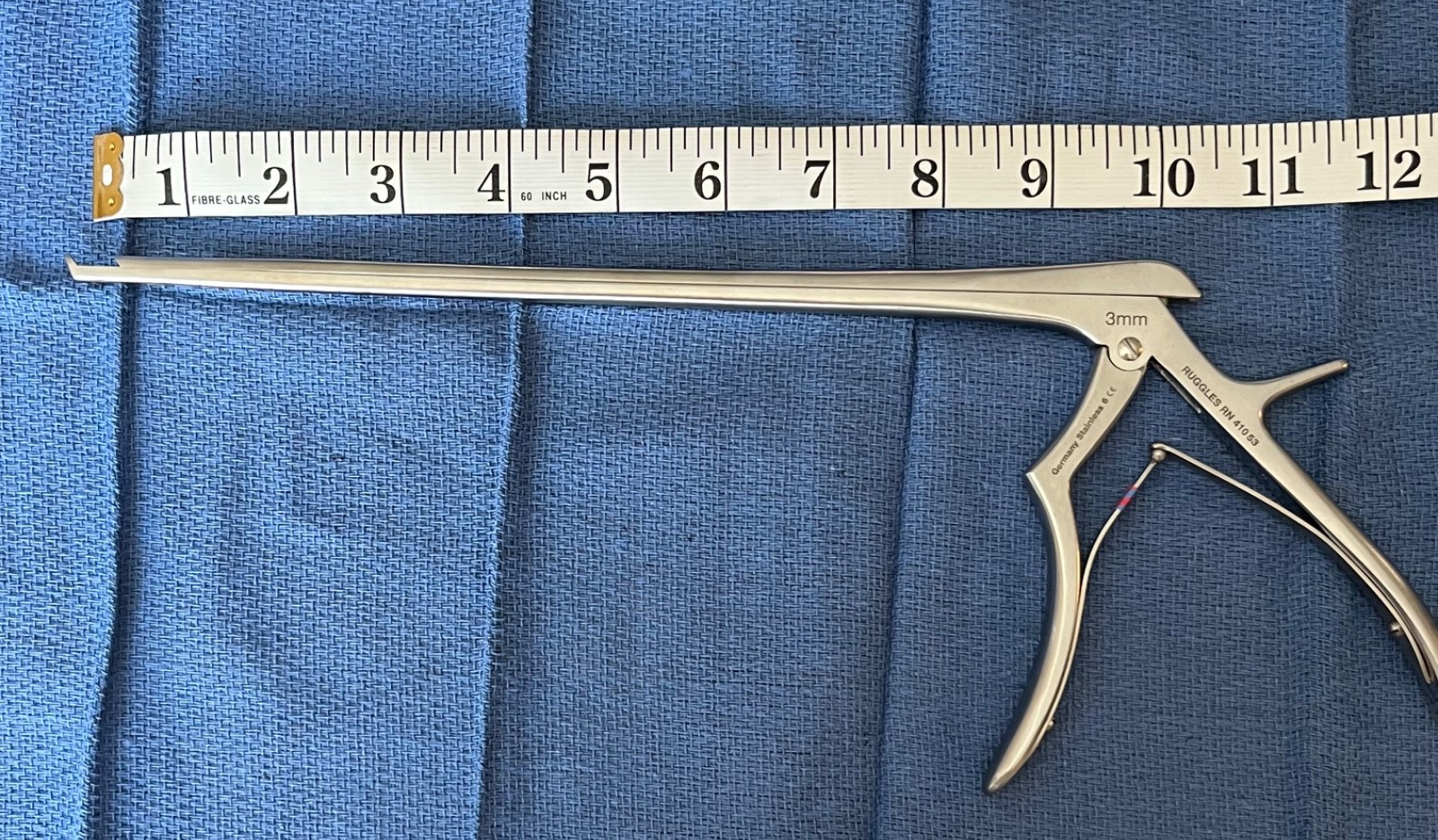 Ruggles Micro Kerrison Rongeur 3MM 40° 41053 Stainless Germany