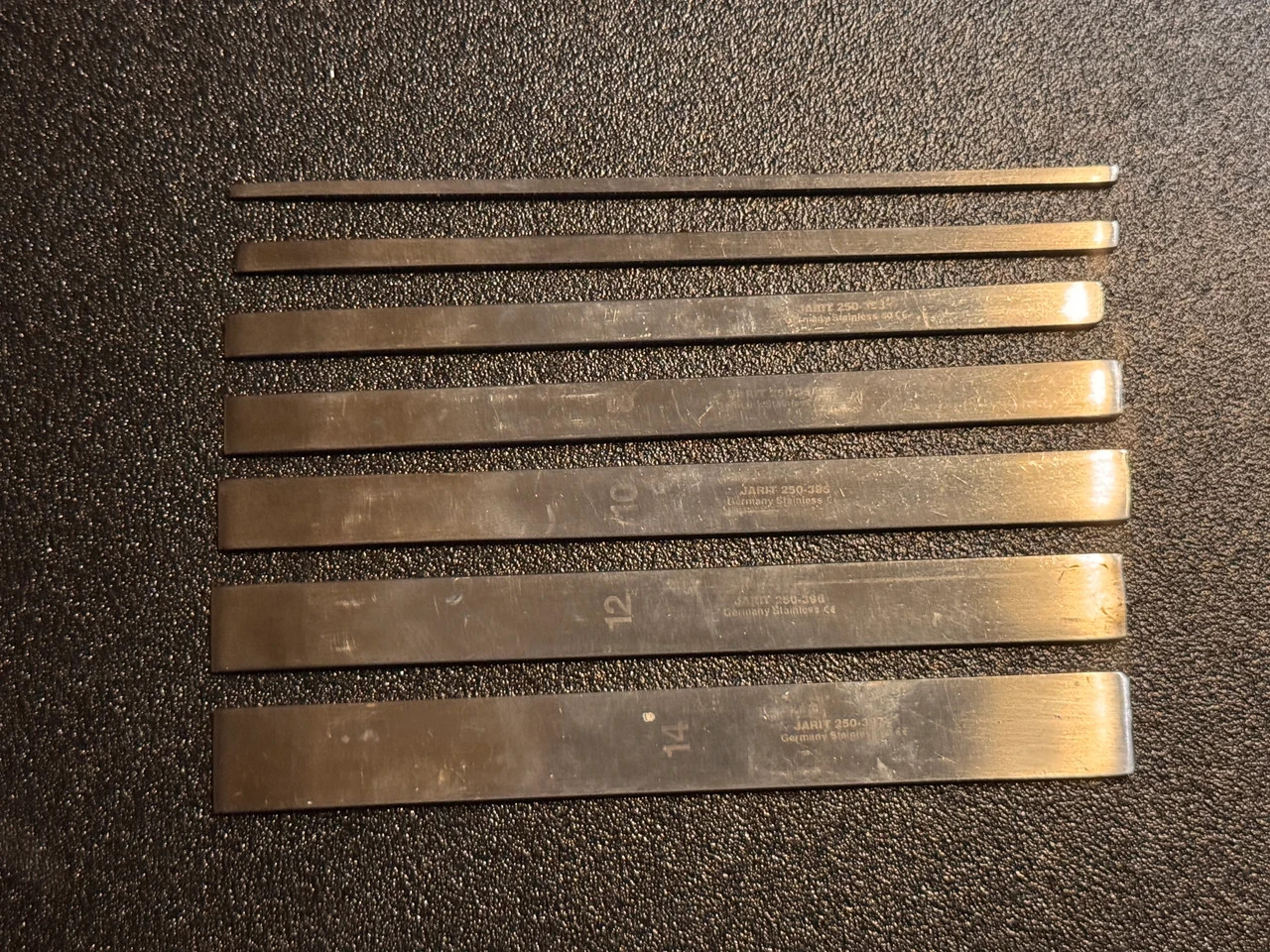 Jarit 250-390 Lambotte Mini Osteotome Set – 7 Pcs Straight – 5″ German Stainless