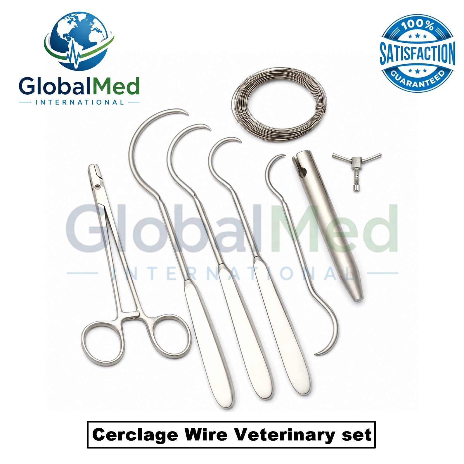 Cerclage Wire Veterinary set of 7 PCs Orthopedic instruments