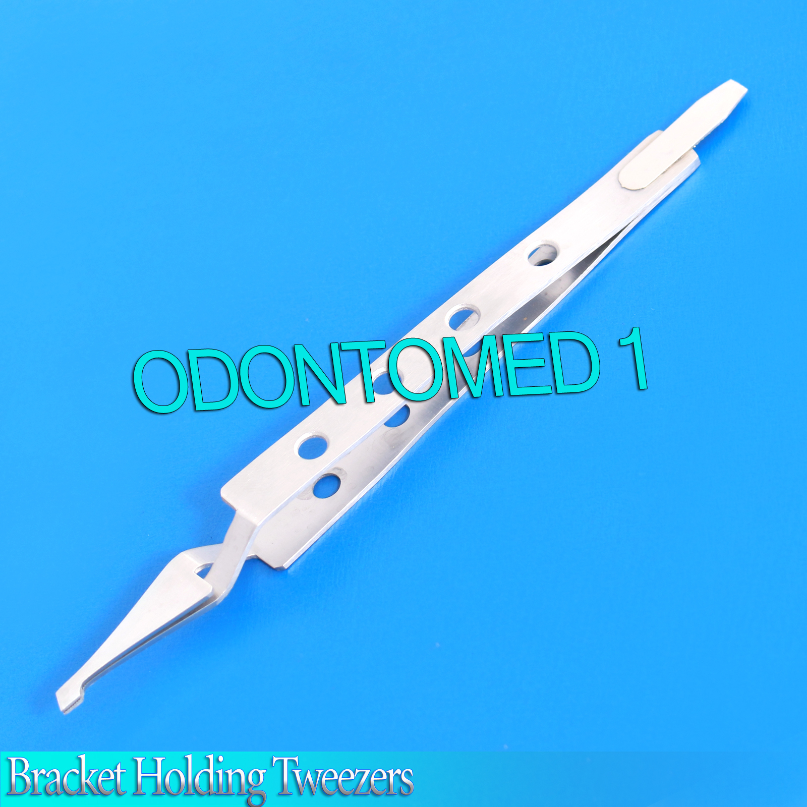 Dental Orthodontic Stainless Steel Bracket Holding Tweezers Surgical Instrument