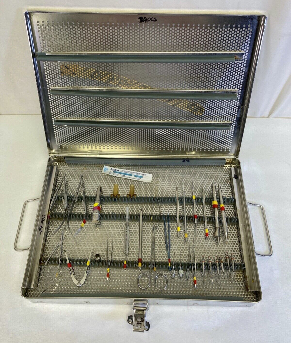 30 Piece Storz Rhein Codman Ophthalmic Instrument Set Eye Tray w/ Case