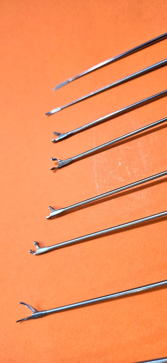 Karl Storz / Pilling Surgical Laryngeal Instrument Set 14 Pcs with Sterilization