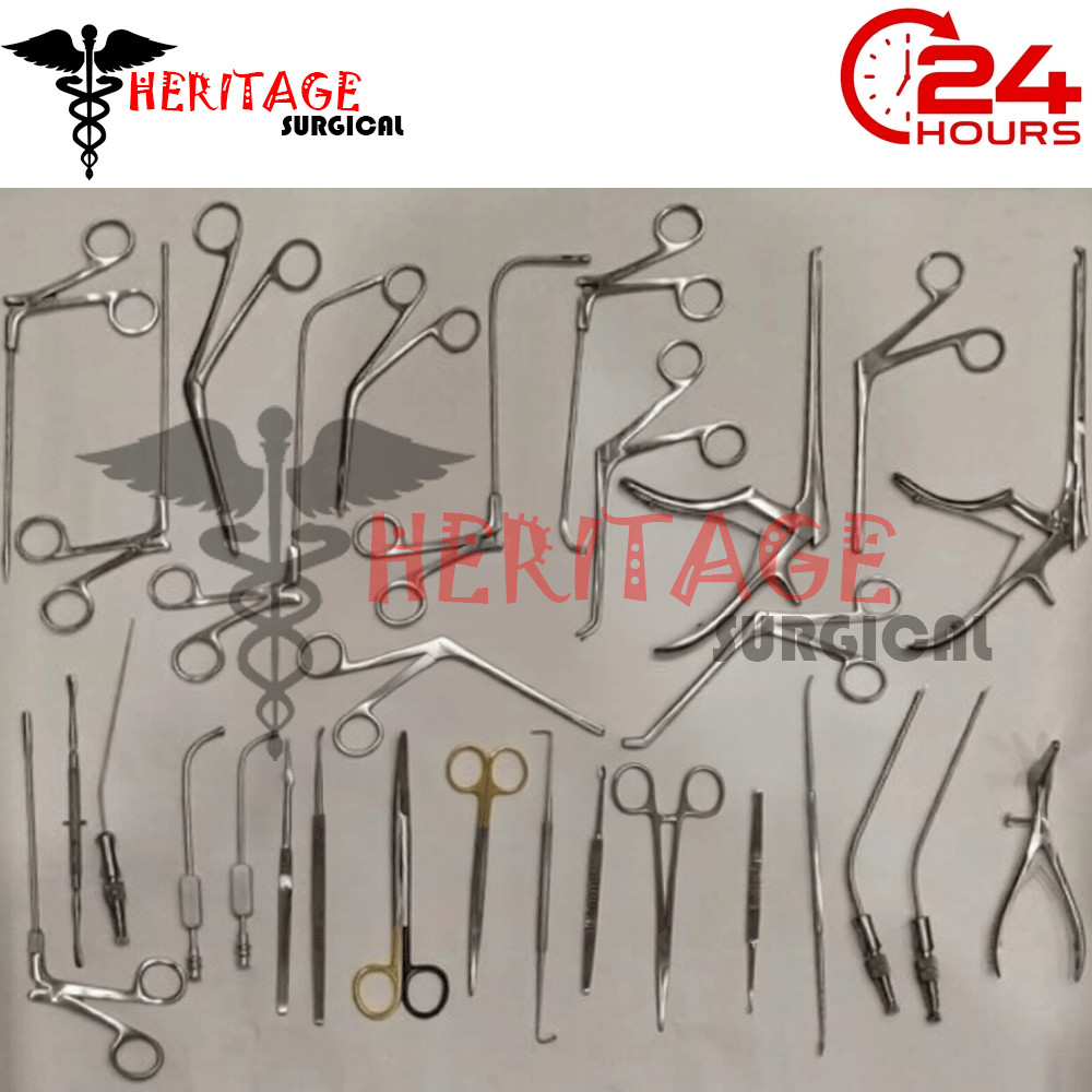 Fess Instruments Set Endoscopic Sinus Surgery ENT Instrument Set A+ German Steel