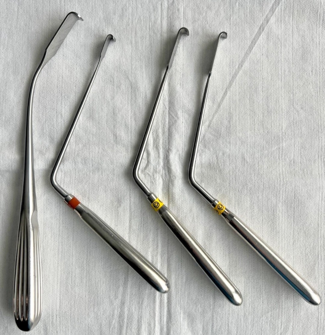 Buxton 74-7600 Scoville Nerve root retractor Neuro Spine Surgery set of 4