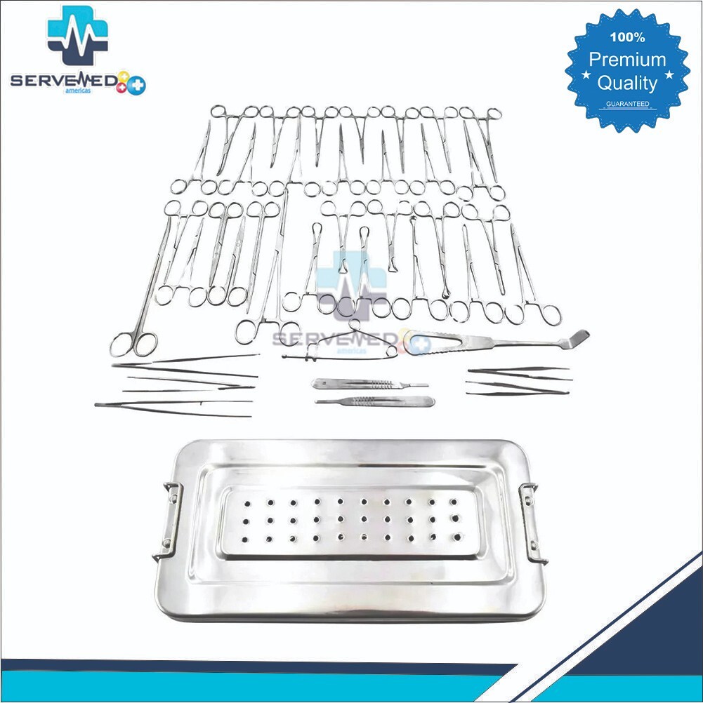 Appendectomy & Hernia Surgical Instruments Kit with Instruments Box 40 pcs Kit