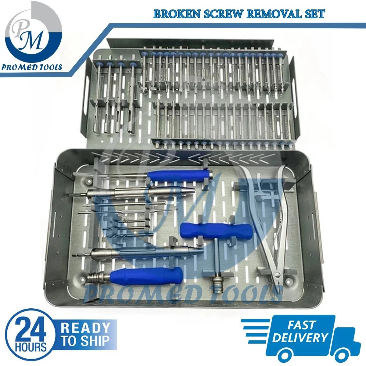 Broken Screw Removal Surgical Orthopedic Instruments 53pcs set Top Best Quality