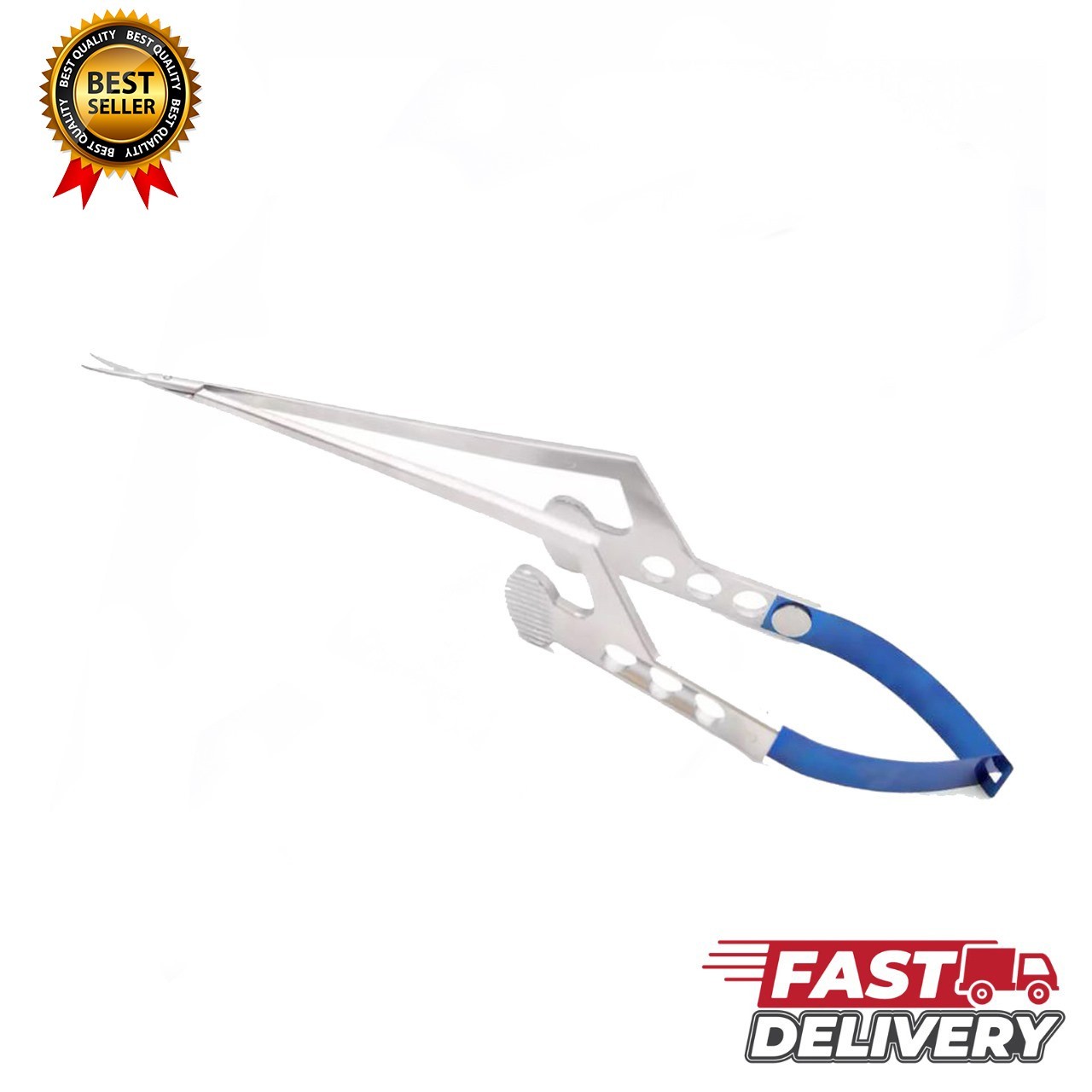 German Quality Micro Scissor Neurosurgery Bayonet Handle A+ high quality