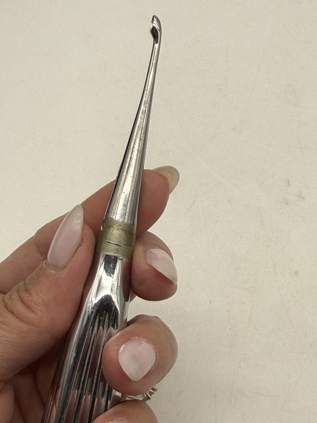 Vintage Stainless Steel Surgical Bone Curette 6.5” Long USA See