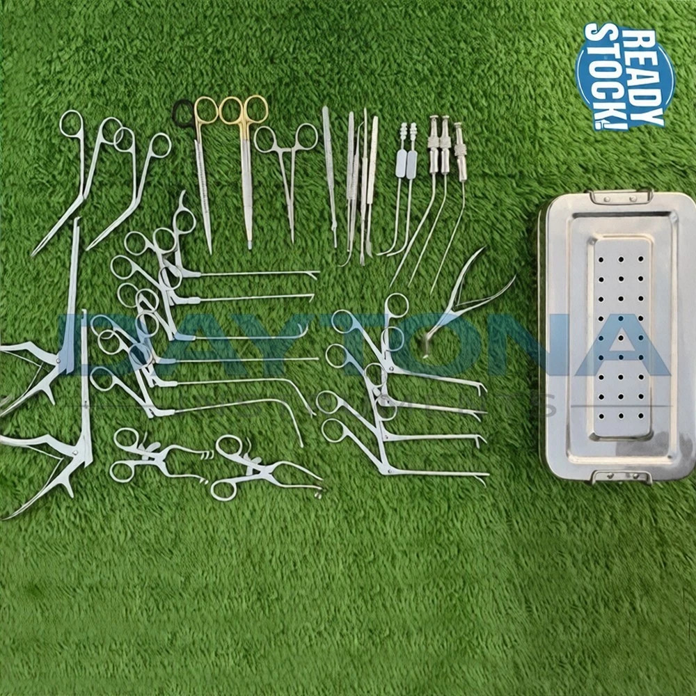 Fess Instruments Set, Complete Set of Endoscopic Sinus Surgery Instruments