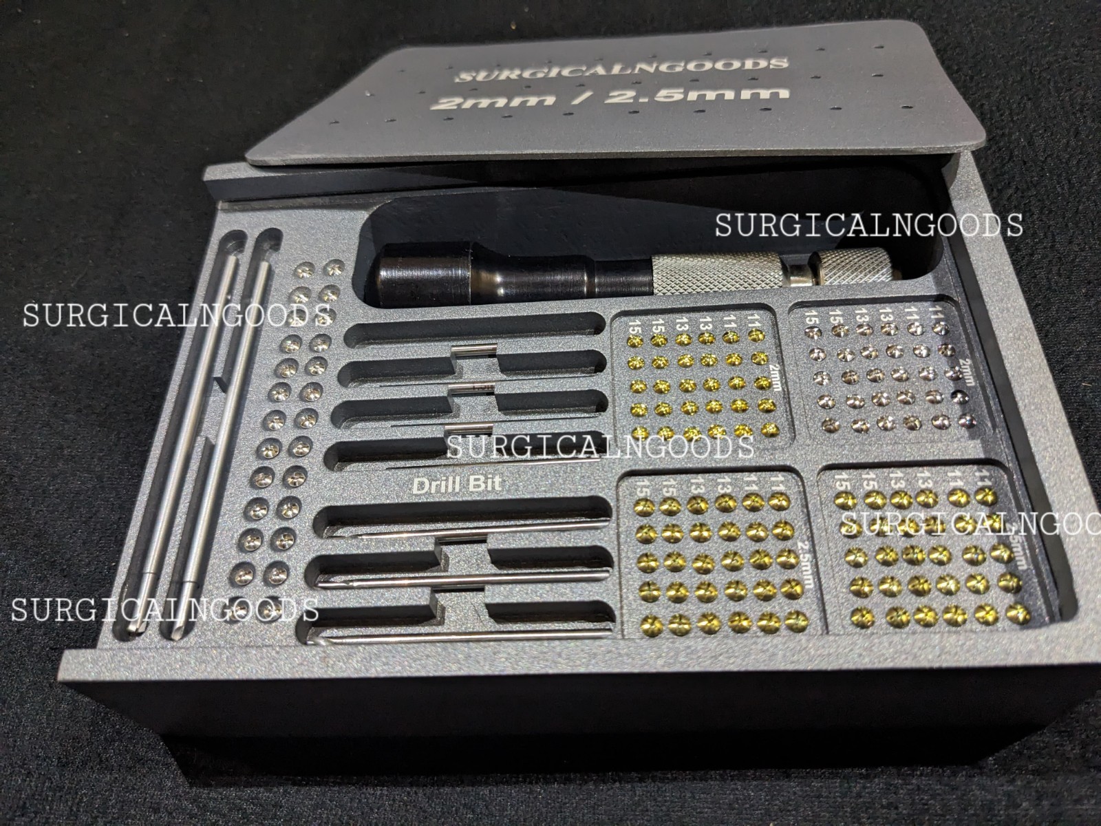 Mini Screws & Driver Maxillofacial 2.0/2.5mm Micro Titanium System