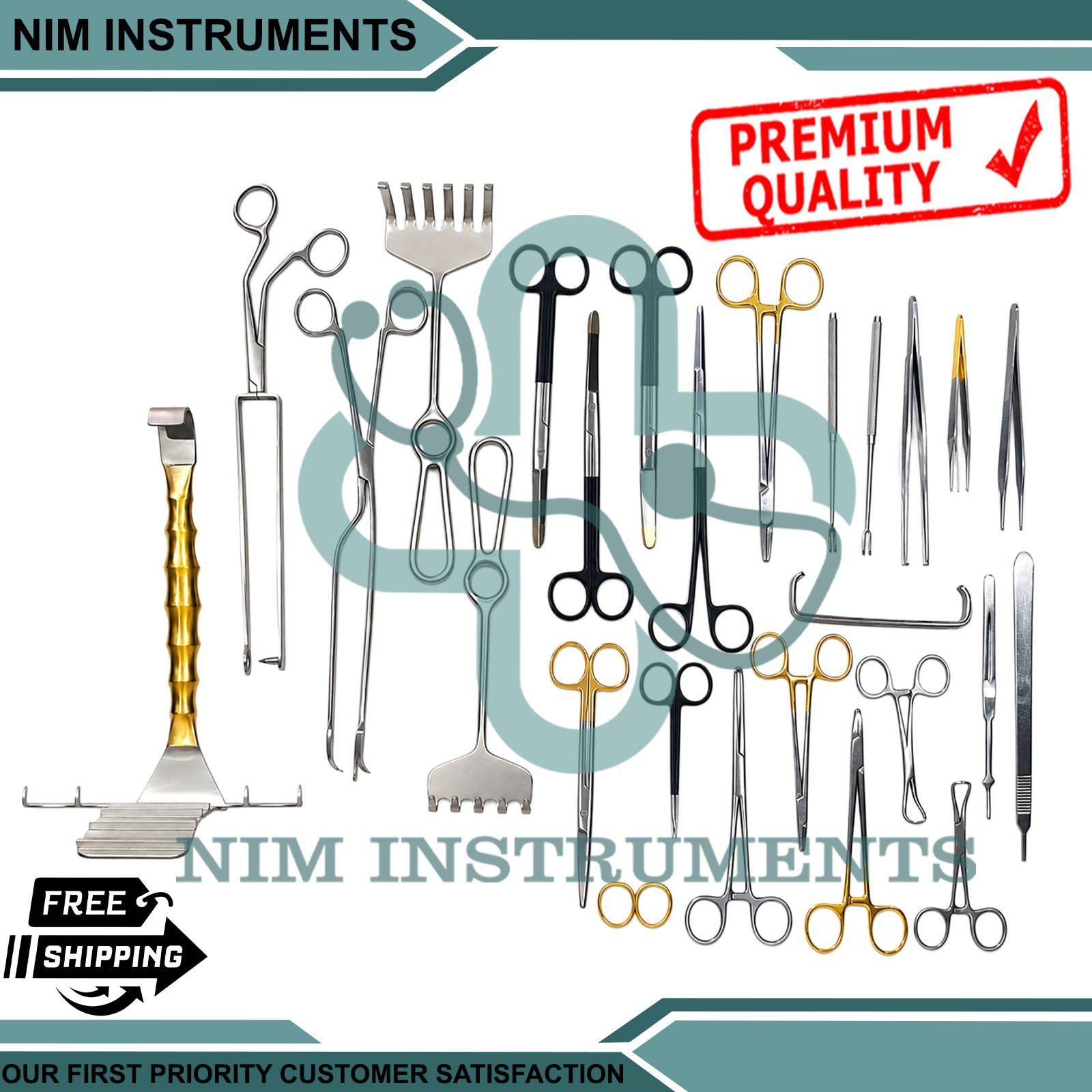 Abdominoplasty Tummy Tuck Surgery Set Plastic Surgery Instruments