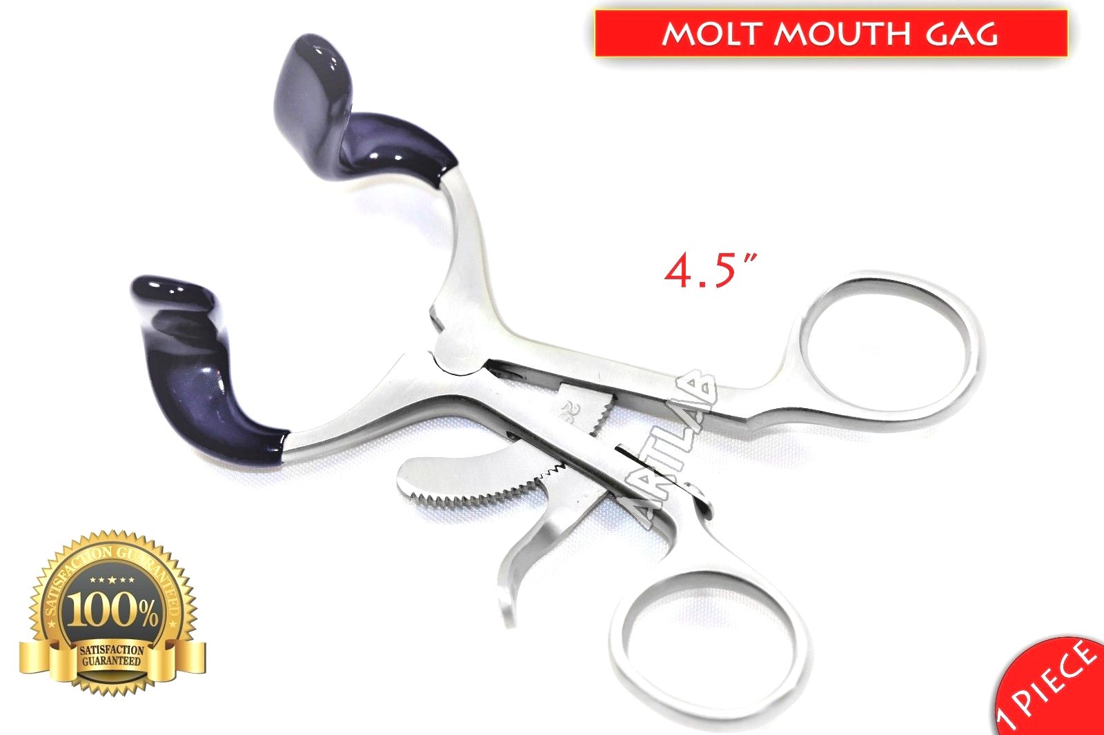 SURGICAL DENTAL MOUTH GAG MOLT 4.5″ ORAL INSTRUMENTS 1pc NEW!