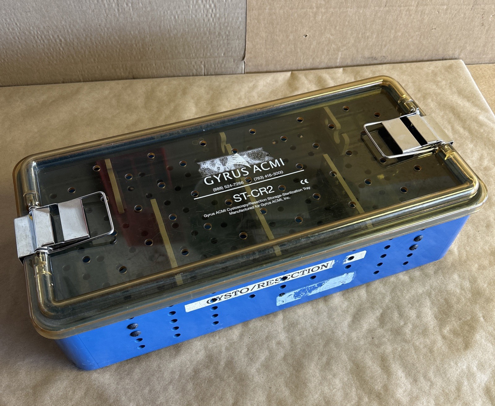 Gyrus ACMI ST-CR2 888-5-CIRCON (524-7266) Endoscope Storage-Sterilization Trays