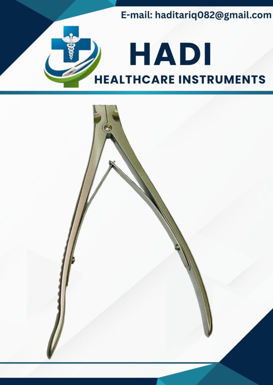 1Pc Orthopedic Bone Rongeur Surgical Instrument Spinal Stainless Steel