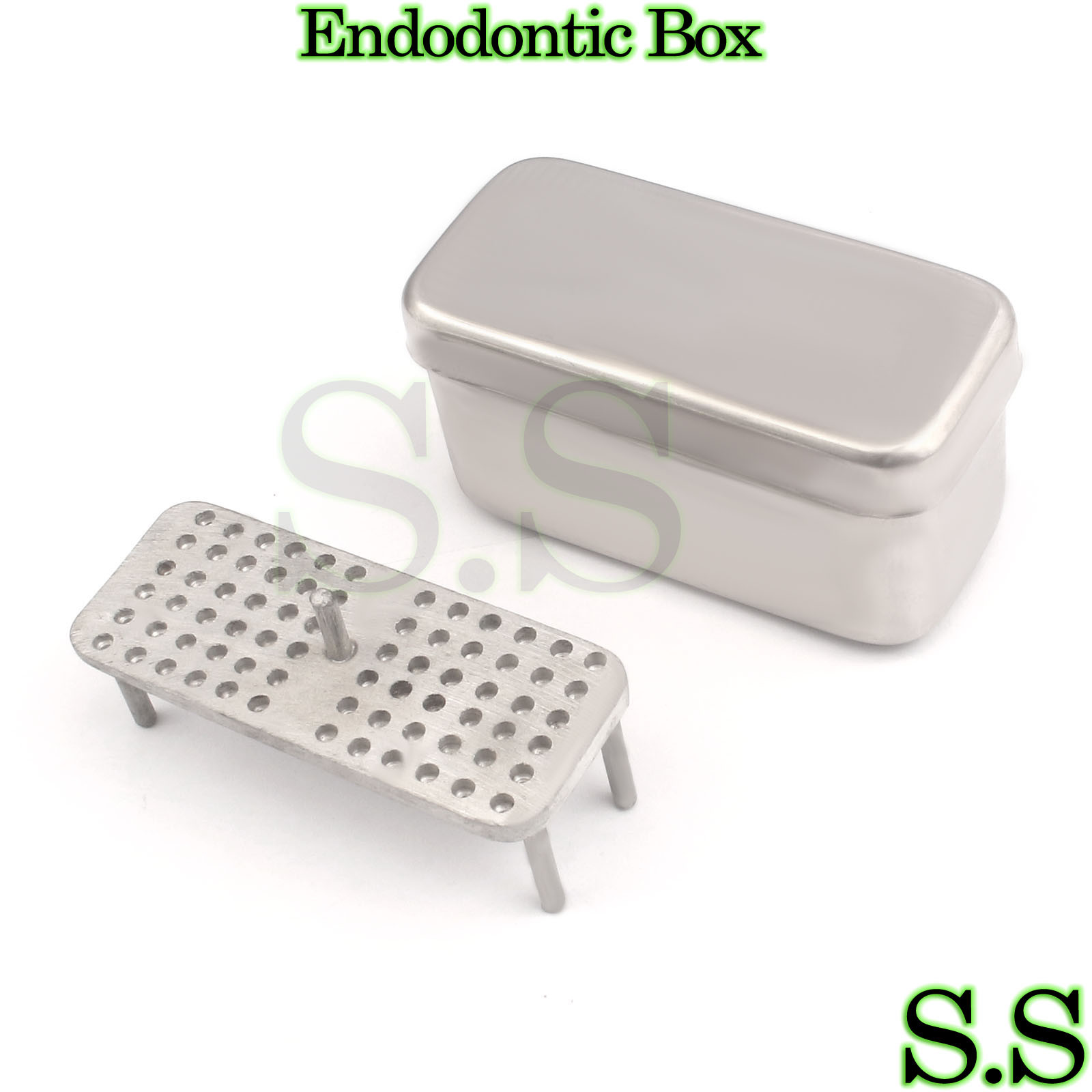 Endodontic Box 100 x 44 x 54mm Surgical Dental Instruments German Grade