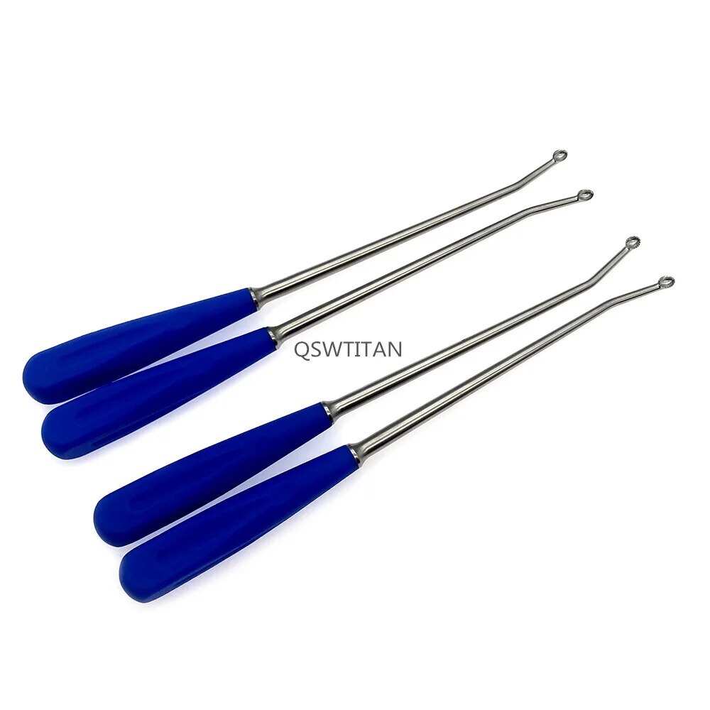 Bone Curette UBE Left Right Stainless Steel Orthopedic Surgical Instruments 1pc