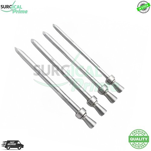 Suprapubic trocar for cystostomy 4 Pcs Set Stainless Steel Surgical Instruments