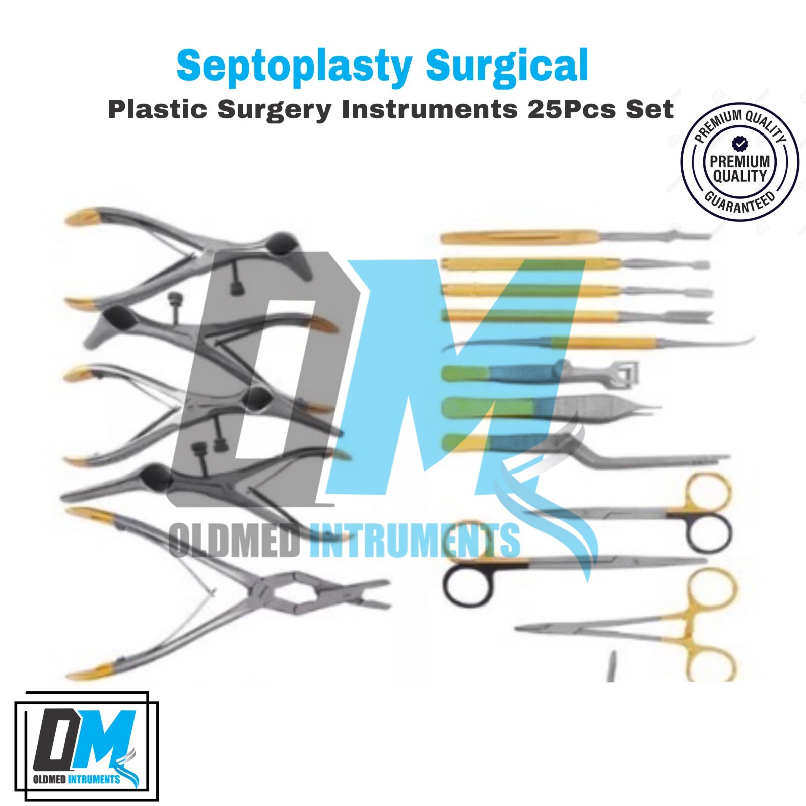 High Quality ENT/Plastic Surgery Septoplasty Instruments Set of 25Pcs With Box