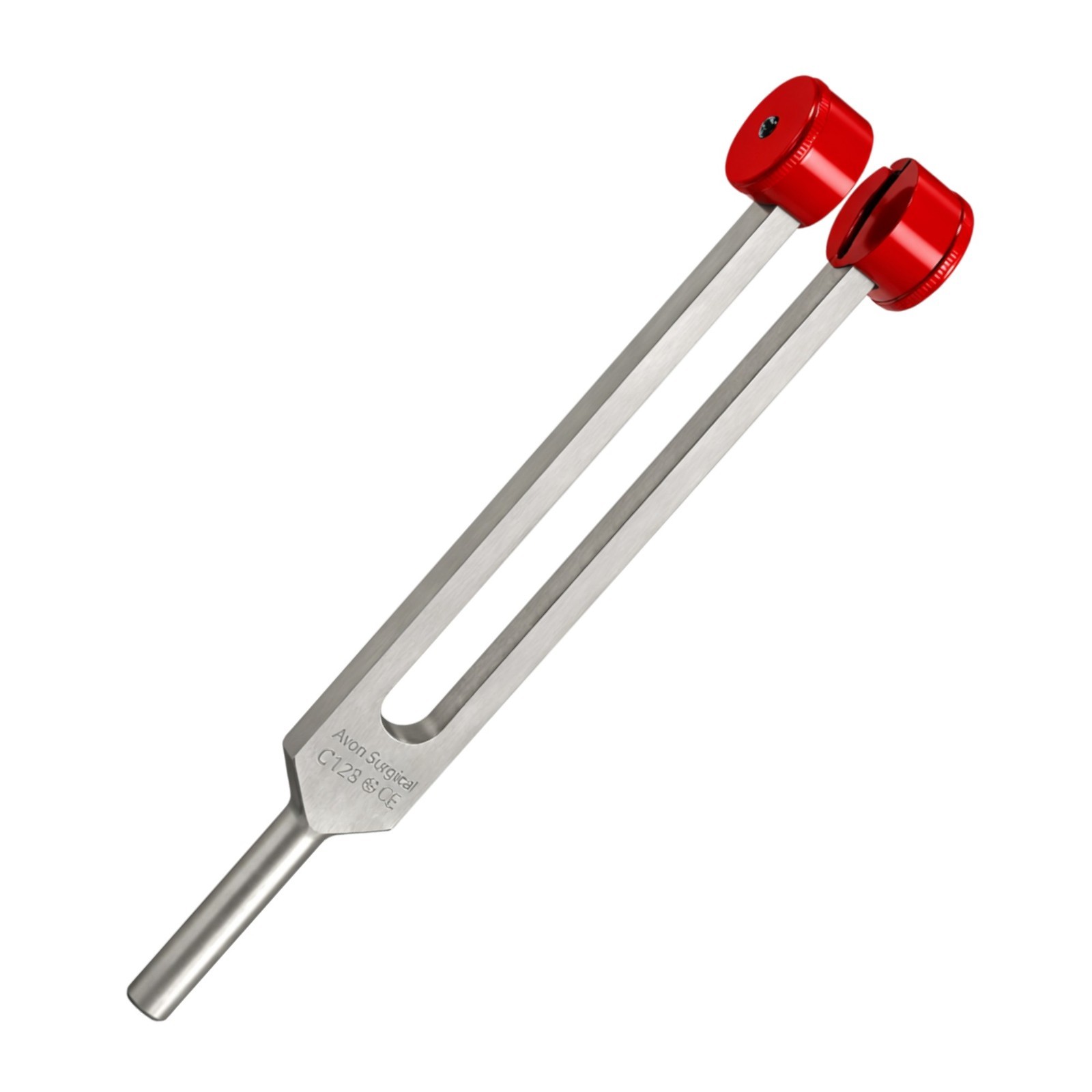 RED Tuning Fork With Weights – C 128-C512 – SURGICAL MEDICAL INSTRUMENTS