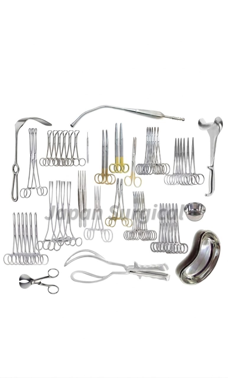 C-Section Surgical Instrument Set Cesarean Surgery Kit OB/GYN Stainless Steel Co