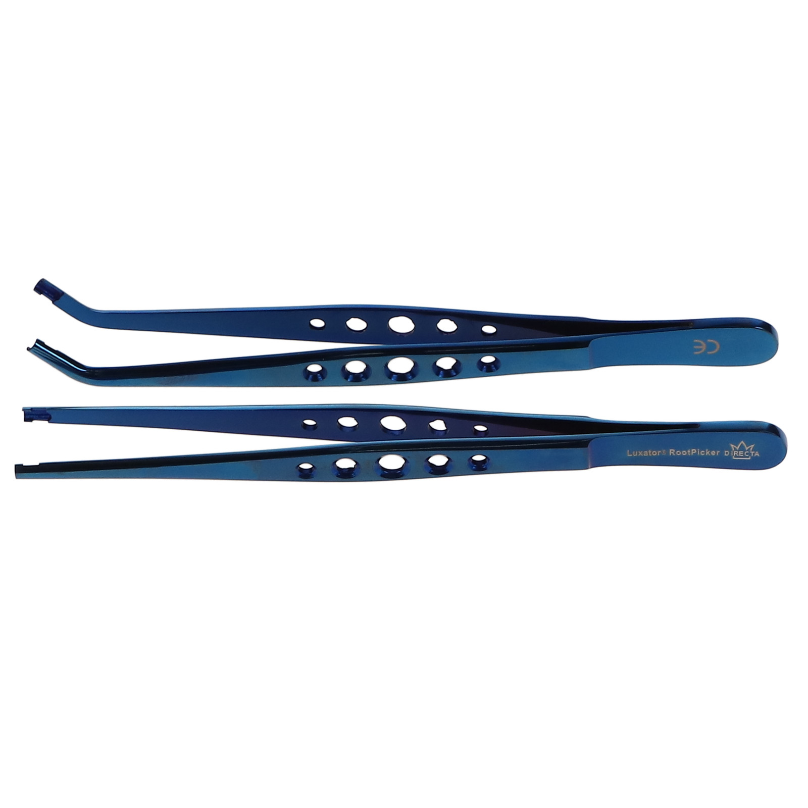 Directa Dental 506452 Luxator Root Picker Instrument Kit Of 2 Straight & Angled
