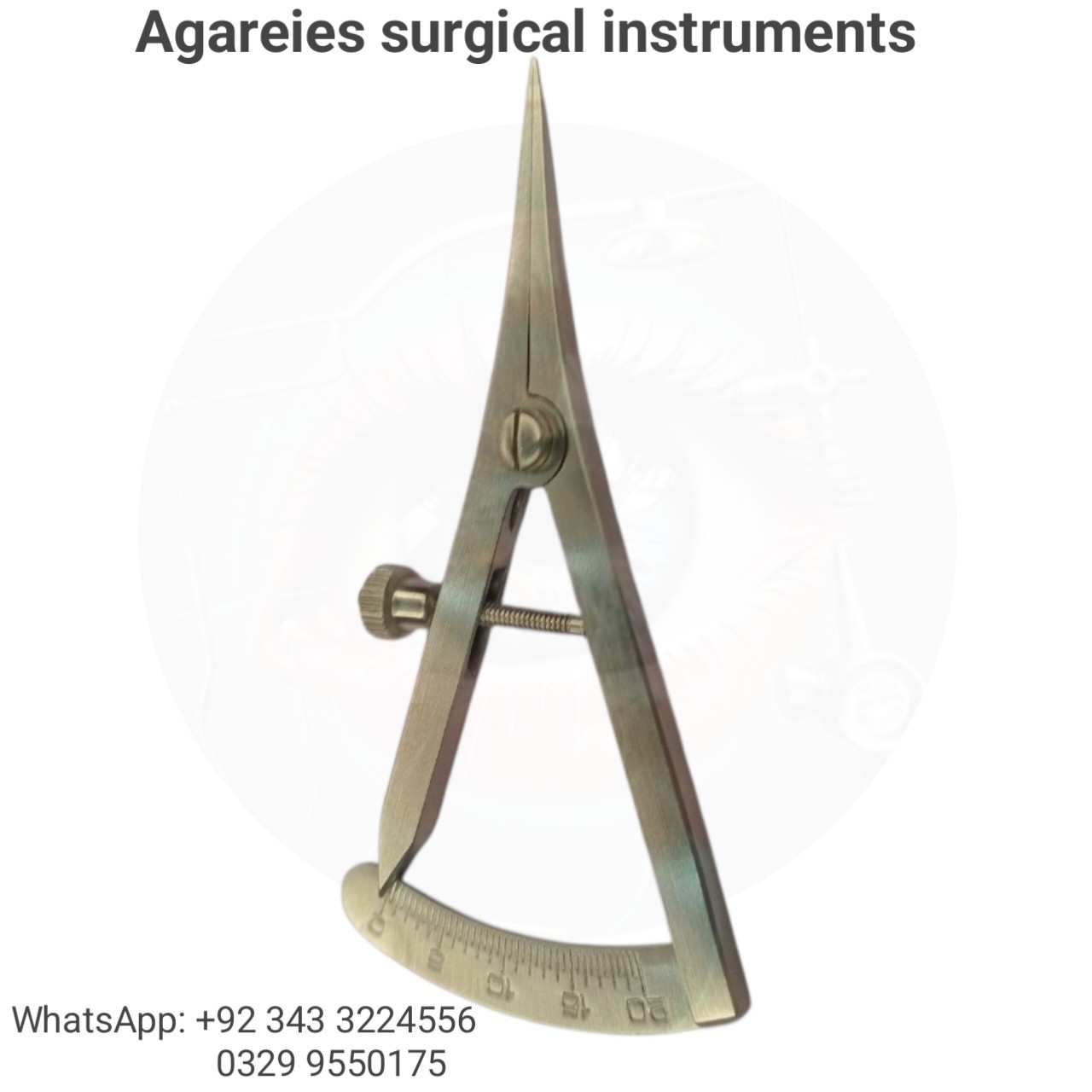 Eyelid Caliper Castroviejo Caliper 0mm-20/40mm ophthalmic instrument