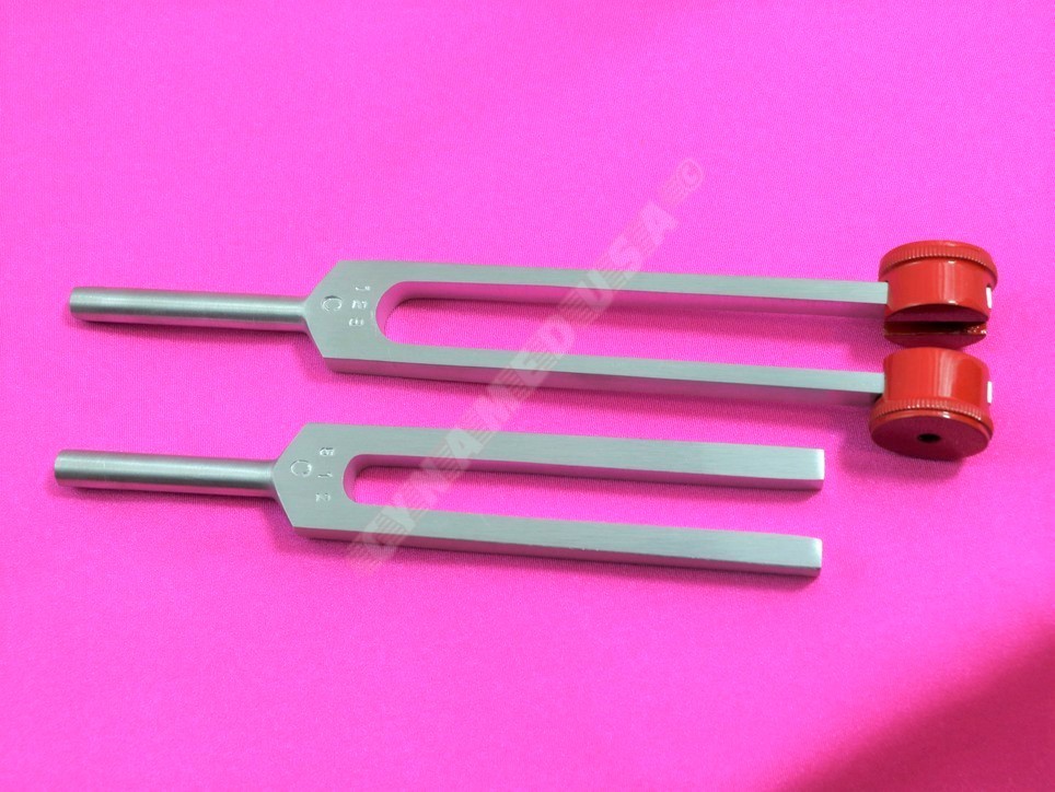RED Tuning Fork With Weights – C 128-C512 – SURGICAL MEDICAL INSTRUMENTS