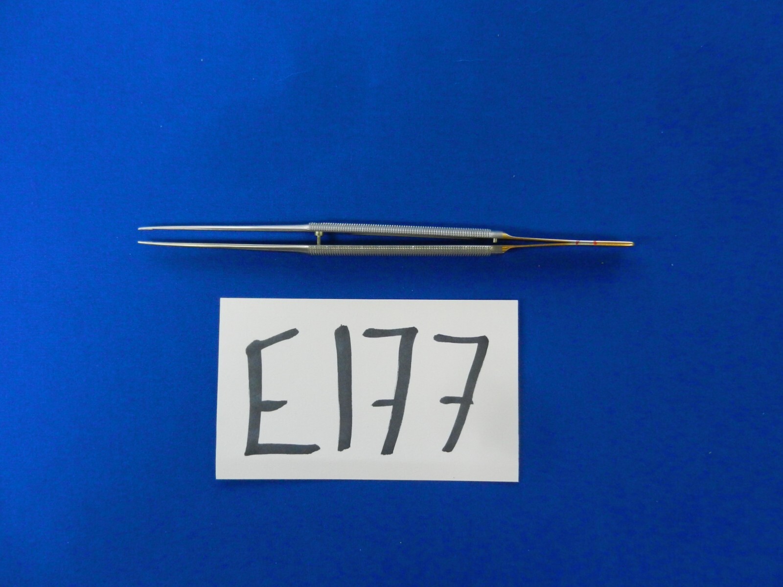 E177 Jarit Surgical Micro Stardust 0.8mm Straight Tip Forceps 279-101