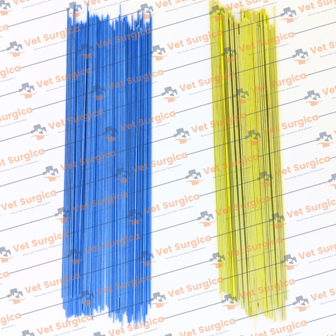 Veterinary K-Wire Titanium 1.5mm 2.0mm 2.5mm 3.0mm Each 25Pcs Double end 100Pcs