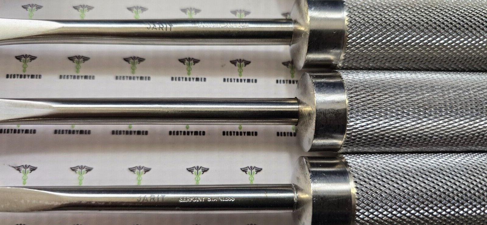 Jarit Orthopedic Cobb Spinal Elevator Curved Set & 4- Cobb Spinal Gouges Set