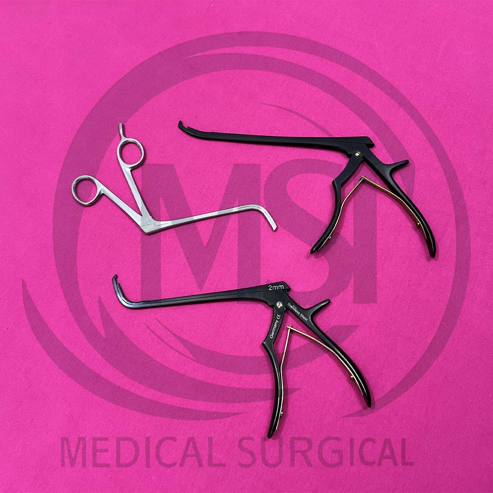 Sinus Frontal Punch With Link Chain Sheath Backward Cutting Endoscopic Nasal ENT