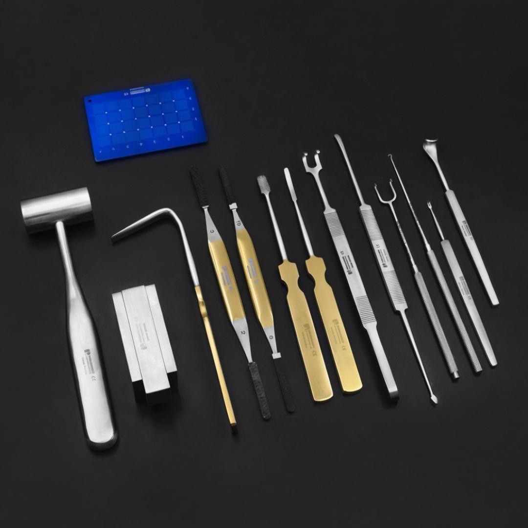 Rhinoplasty Instruments Set of 50 Pcs, Complete Set of Nasal Surgery Tools