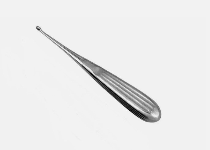 Bone Curettes Orthopedic Set of 2 Surgical Curette Instruments Stainless Steel