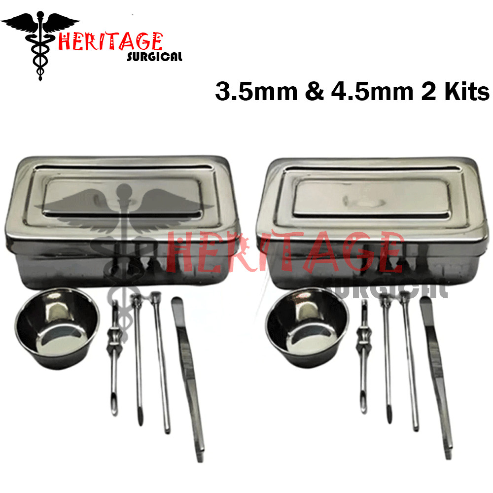 3.5mm & 4.5mm HRT Trocar kit Hormone Replacement Pellet Insertion Trocars