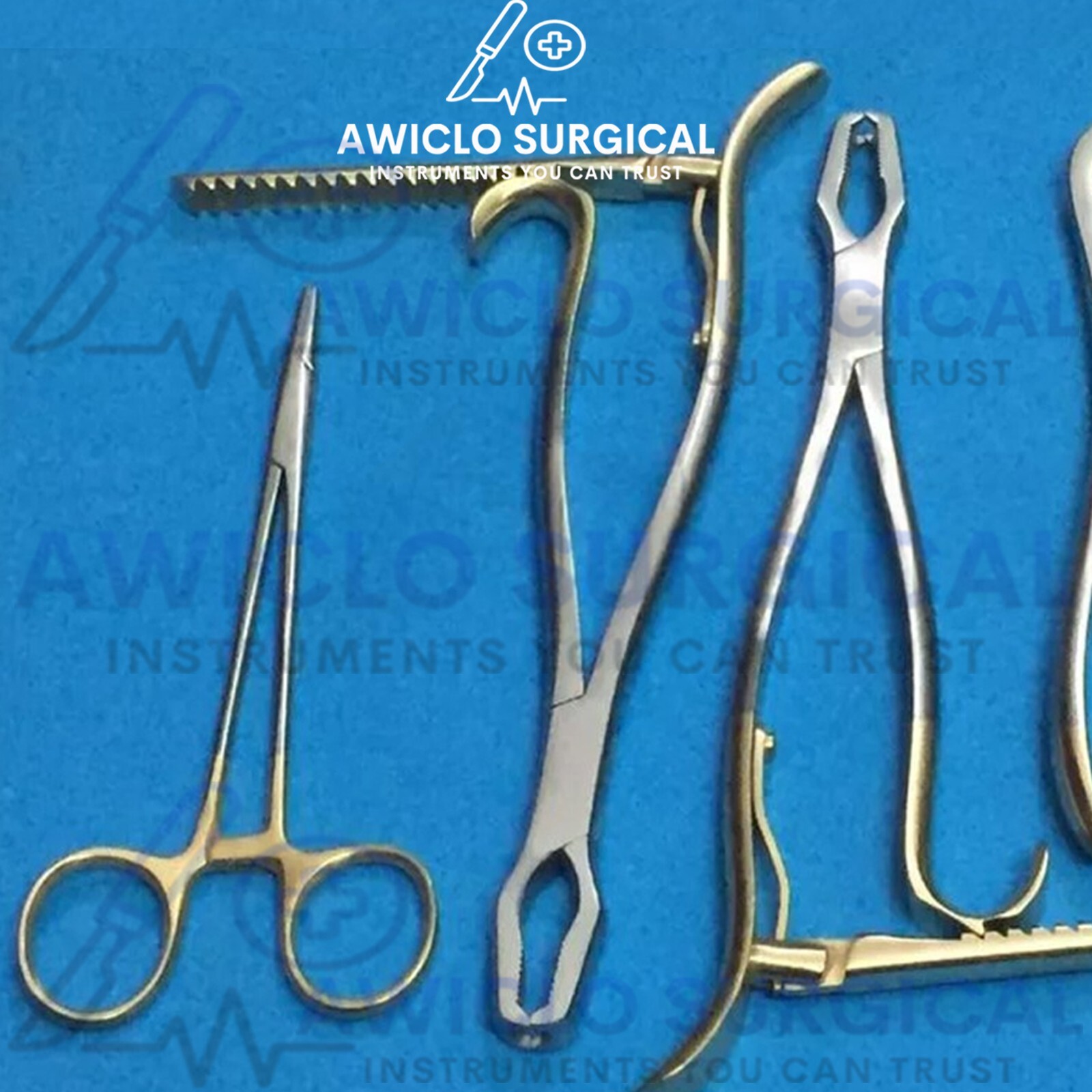 Assorted Bone Holding Surgical Orthopedic Instruments High Quality 5 Pieces New