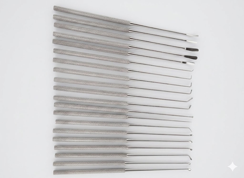 Rhoton Micro Dissector Expanded Set 20 Neurosurgery Surgical Instruments