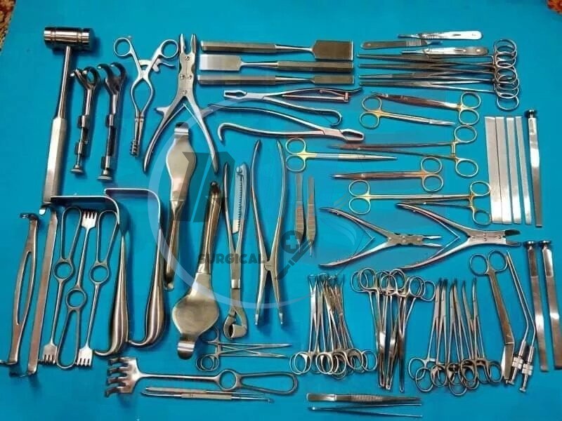 Basic Major Orthopedic Lot Of 74 Pcs Set Surgical Instruments