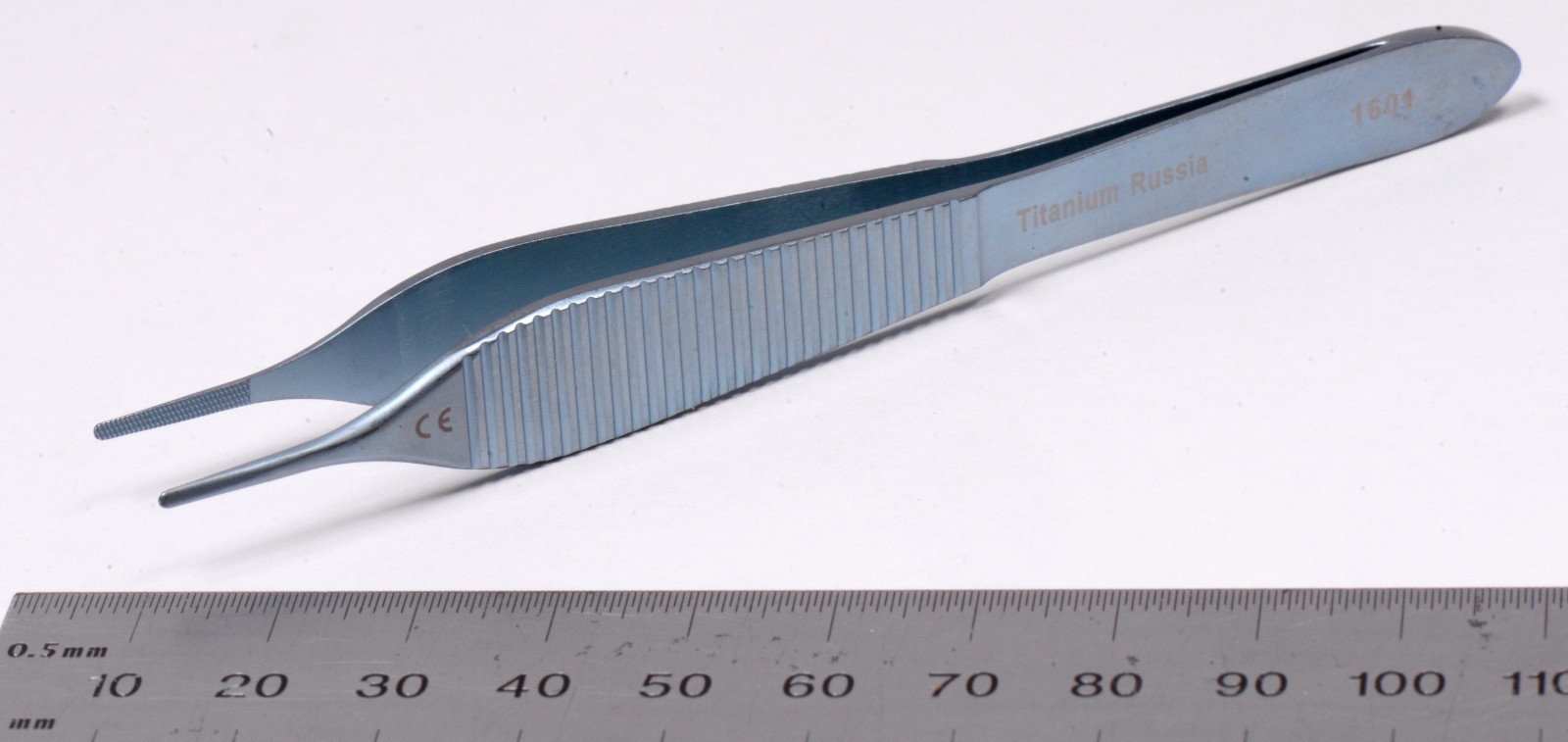 Symmetry #06-2012T Adson Dressing Forceps 4¾” Serrated Titanium Russia Surgical